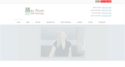 Desktop Screenshot of mayriverdermatology.com